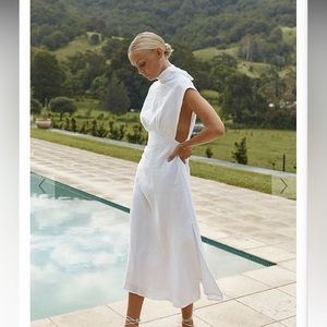 DISSH dress white pretty graduation dress